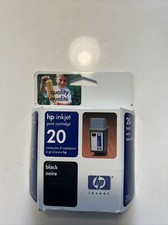 HP Inkjet BLACK GENUINE NEW C6614DC BOX HP 20 Ink Cartridge SHIPS FAST EXP 2003