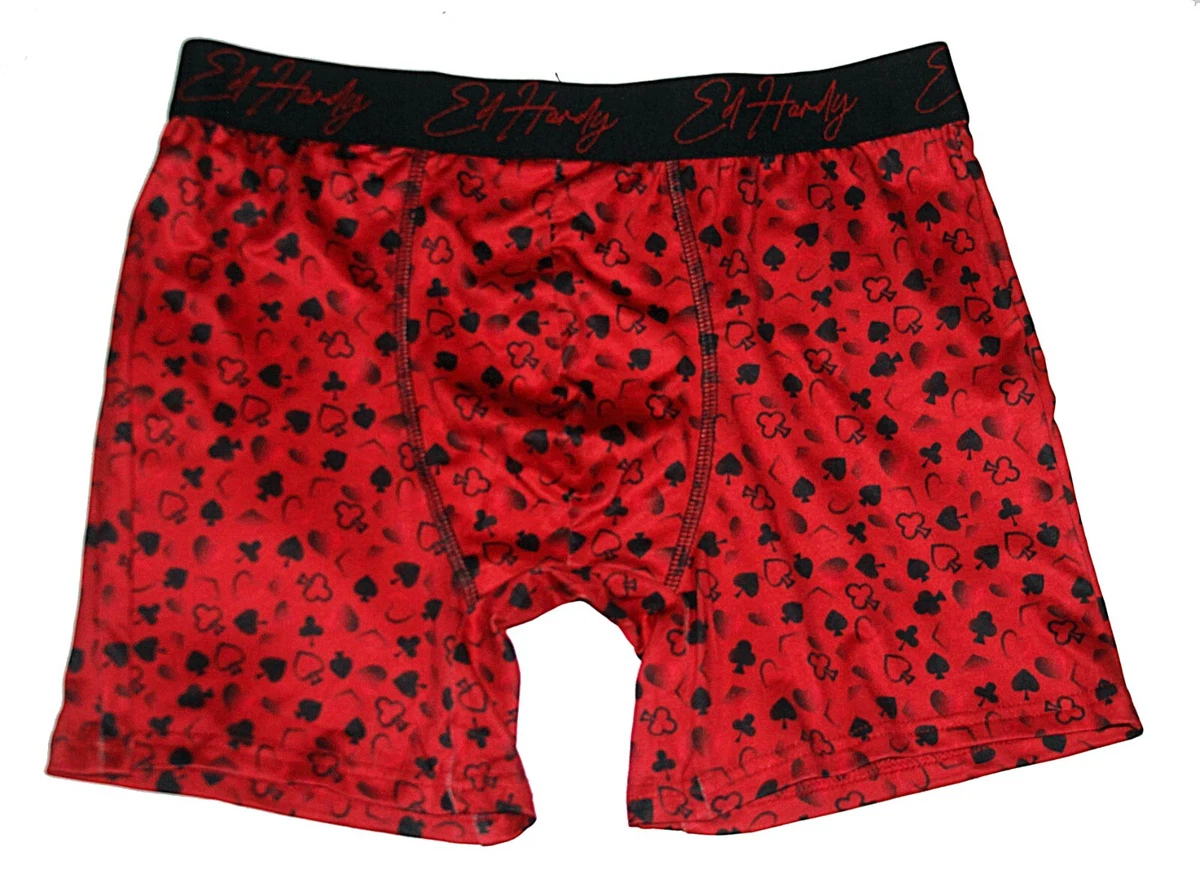 Boxer Ed Hardy Enfant 100% Coton – Noir – Taille 12 Ans (L) – Neuf