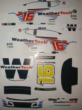 2024 Shane Van Gisbergen Safety#16 Weather Tech 1/64 Peel & Stick Decals