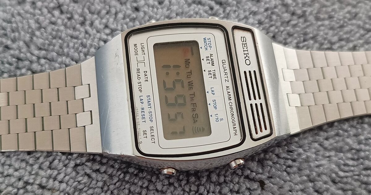 RARE VINTAGE SEIKO DIGITAL QUARTZ A158-5000 ALARM CHRONO RARE VINTAGE SEIKO DIGITAL QUARTZ A158-5000 ALARM CHRONO