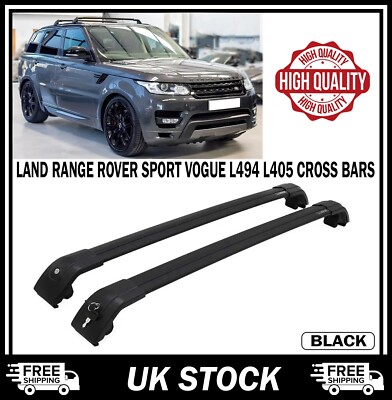FOR LAND RANGE ROVER SPORT VOGUE L494 L405 ALUMINIUM BLACK ROOF RACK ...