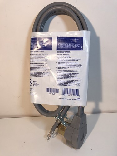 FSP Electric Range stove 3 prong power cord, industrial grade pigtail 4 foot - Picture 2 of 5