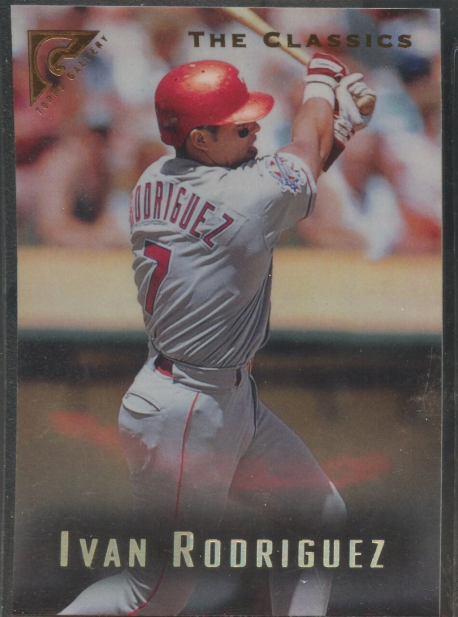 1996 Topps Gallery #52 Ivan Rodriguez Texas Rangers | eBay