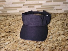 Visor Sun Hat Sports Cap Golf Tennis Beach Adjustable Summer Black Tomorrow