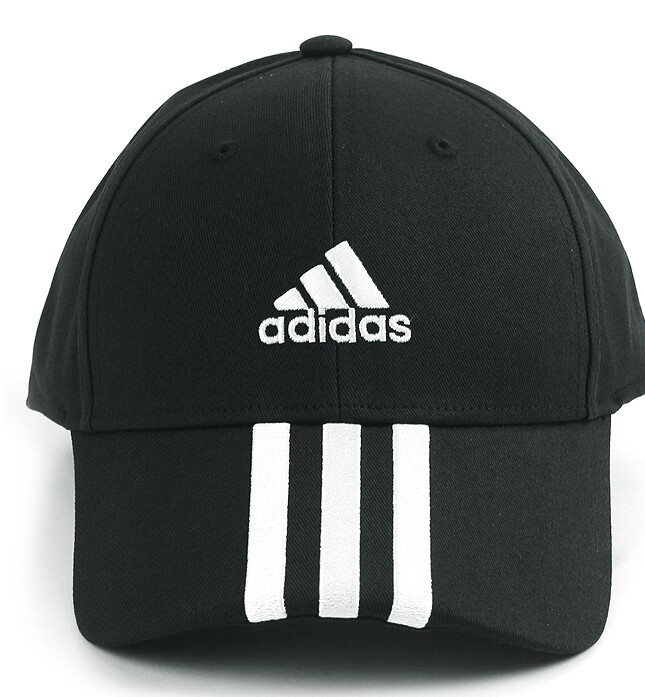 Бейсболка Adidas из хлопчатобумажной саржи в 3 полосы головной убор унисекс шляпа Черный NWT IB3242 9290₽