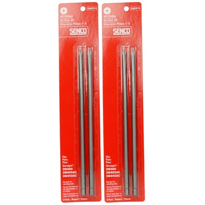 Senco EA0314 #2 Phillips Duraspin Drive Bit 2ct (2-Pack)