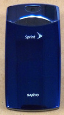 Sanyo Katana LX SCP-3800 - Blue  Silver  Sprint  Flip Phone - Very Rare Color