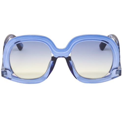 Oversized Oval Sunglasses Butterfly Down Temple Women Swan Arm Sun Glasses - Picture 28 of 40