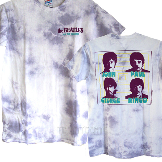 Junk Food The Beatles I Am The Walrus Unisex Tie Dye Flea Market Soft T-shirt