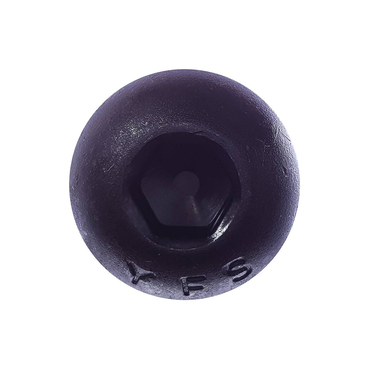 250 Vis à Tête Bouton Hexagonale 8-32 X 1 Pouce - Acier Allié Grade 8, Finition Black Oxide