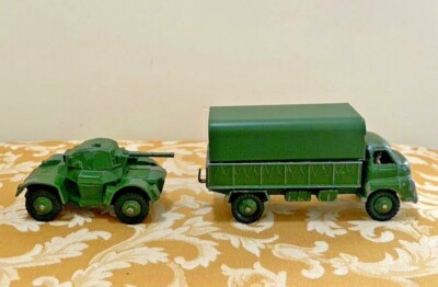 Dinky Toys Military Collection Nos.: 621 3-Ton Wagon & 670 Armored
