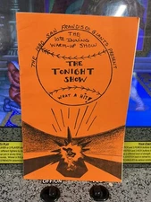 Vintage 1980 San Francisco Giants 3rd Annual Player WAG Talent Show Program LOOK