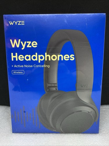 NEW FACTORY SEALED- WYZE Noise Cancelling Wireless Headphones - Picture 1 of 6