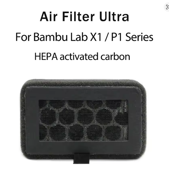 Bambu Lab compatable HEPA 13+ Activated Carbon Air Filter For P1S & X1C ...