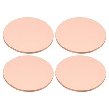 4 Pcs Metal Stamping Blanks, 30mm Round Stamping Tags, 1.0mm Thick, Copper Tone