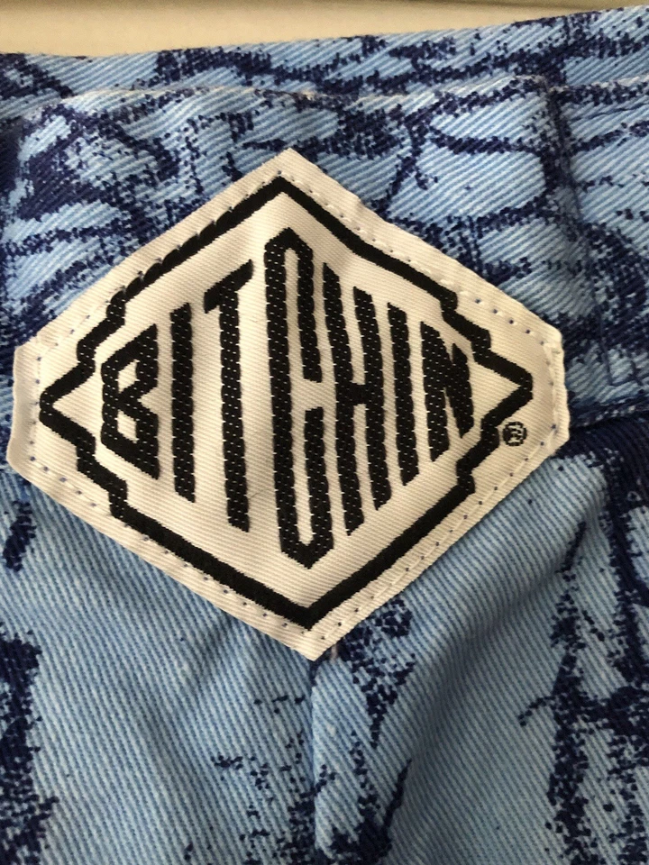 Vtg 80s 90s Baggy Pants Muscle parachute MC Hammer Men SMALL workout bitchin - Image 2 of 4