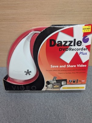 Dazzle DVD Recorder Plus Movie Video Capture Edit W/ Pinnacle Studio 12 Upload