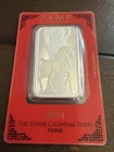 2014 PAMP Suisse Lunar Year Of Horse - 1 Troy Oz .999 Fine Silver Bar - Sealed