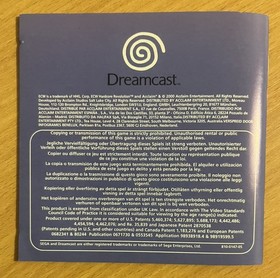 ECW Hardcore Revolution (Sega Dreamcast Game) + Manual - Broken Hinge - Free P&P