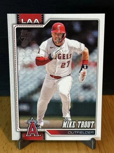 2026 Topps Series 1 #350 MIKE TROUT Companion card image variation Angels