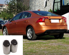 Rear Exhaust TailPipe Muffler Tip Stainless Steel For 2011-2017 Volvo S60