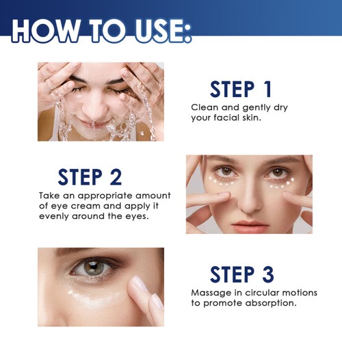 Under Eye Cream Remove Dark Circles Bags Face Lines Wrinkles Ageless Puffy Eye - Picture 22 of 24