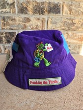 Vintage 2000 Franklin the Turtle Purple Bucket Hat Berkshire Fashions NWT Kids