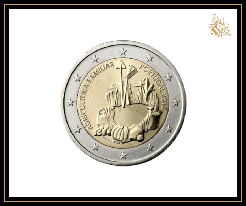 2€ UNC Portugal 2014 Agriculture Familiale