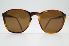 Vintage Sunglasses COLBERT 33 345 Brown Silver Oval
