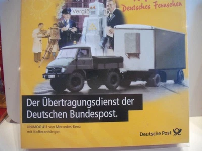 Brekina 006761 Unimog mit Anhänger 50 Jahre Deutsches Fernsehen  mit OVP 1:87 HO - Bild 1 von 2
