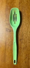 Vintage Foley Nylon Lime Green Slotted Serving Spoon 11” Kitchen Utensil Retro