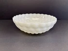 Vintage Anchor Hocking White Milk Glass Bubble Bowl