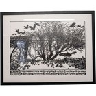 H.J. Jackson Signed Artist Proof Print "Crows" Framed