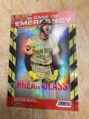 2026 Topps Stadium Club In Case of Emergency Jackson Merrill Padres ICE4