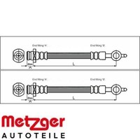 2X Bremsschlauch Metzger 4112832 2 BremsschläUche Rechts Links Hinten FüR Opel