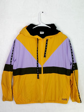 Victoria's Secret PINK Anorak Jacket Fleece Lined Campus Hoodie Windbreaker XS/S