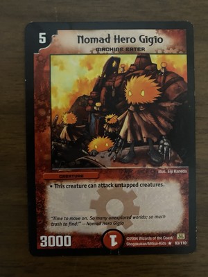 Duel Masters - Nomad Hero Gigio 83/110 - RARE - Base Set