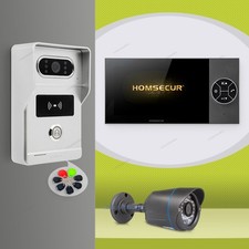 HOMSECUR 7" HD Video Doorphone Intercom Door Bell Night Vision Door Unlock