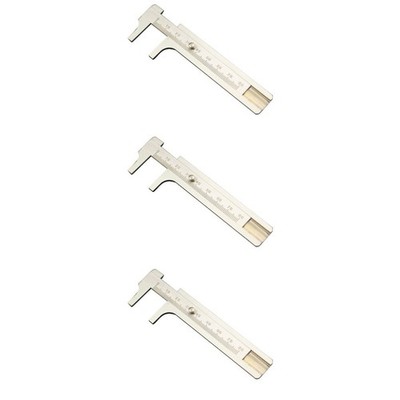  3 stücke Antike Vernier-Bremssattel Kupfer-Vernier-Messgerät-Bremssät-Skala