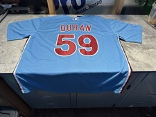 NWT Nike Philadelphia Phillies Powder Blue Jhoan Duran Jersey Size Small