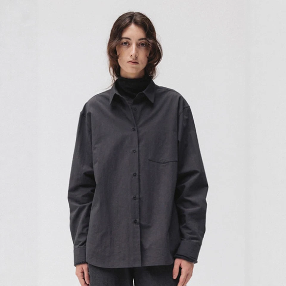 Nueva Camisa Top Mujer Otoño Suelta Manga Larga THE ROW Foto 2 de 4