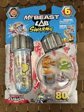 Mr Beast Lab Swarms Battle Fusion New Series 4 PacK BRAND NEW SET Rust Reveal 1