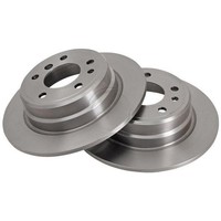 2 Bremsscheiben Voll Nicht BelüFtet Ø 300 Mm 10 Mm A.B.S. FüR U.A. BMW 7Er