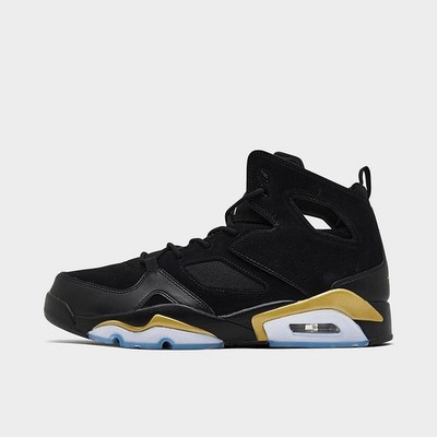 NIB Men Nike Jordan Flight Club 91 Black Metallic Gold DC7329 007