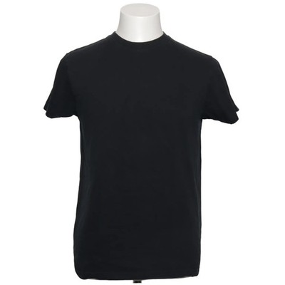Alpidex, T-shirt, Größe: M, Schwarz, Baumwolle, Einfarbig, Herren #i4G