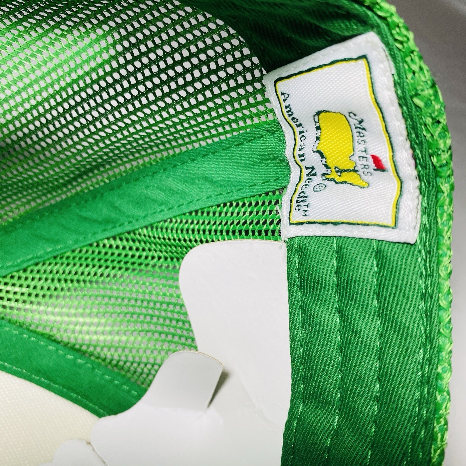 Masters Tournament Patch Trucker Hat Snapback Mes… - image 9