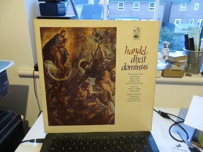 ED1 HANDEL - DIXIT DOMINUS LP, English C/O, Willcocks, EMI ASD 2262