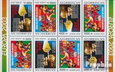 Timbres Aserbaidschan 2003 Mi 543D-544D MHB (complète edition) feuille de carnet