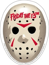 Stickers - C&D Visionary - Friday the 13th Mask 3.75"x5" NEW Decal Movie