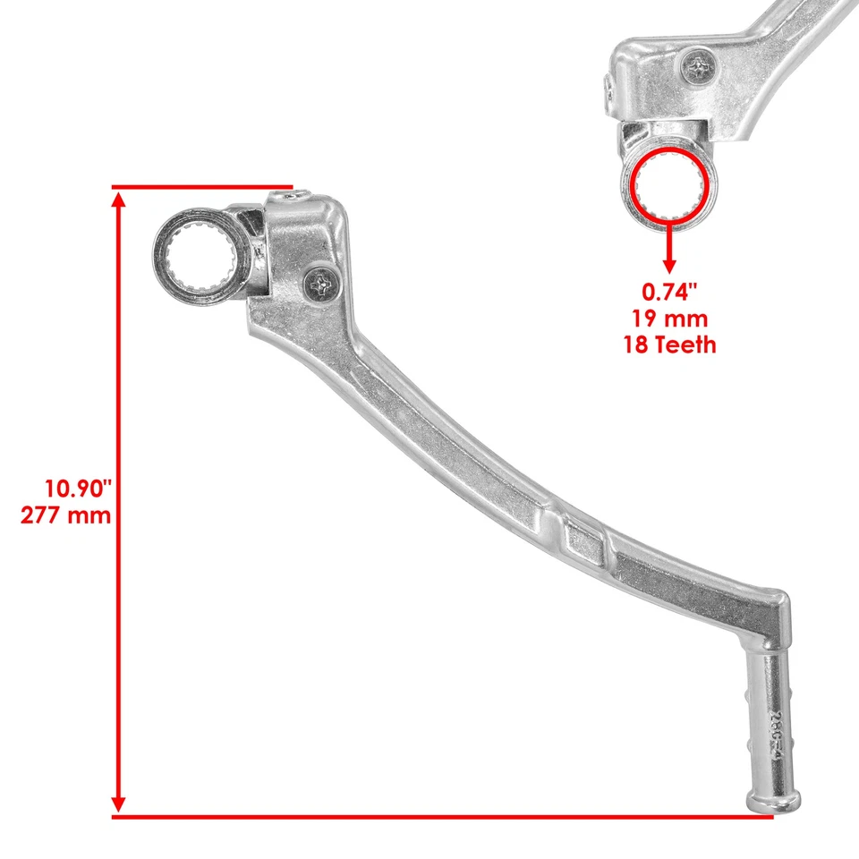Kick Start Starter Lever Pedal Arm for Suzuki RM100 1979-1981 / RM125 1979-1987 - Image 2 of 4